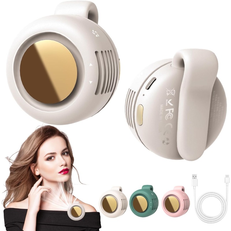Oscillating Fan Clip - Portable Clip-on Mini Fan Silent 3-Speed