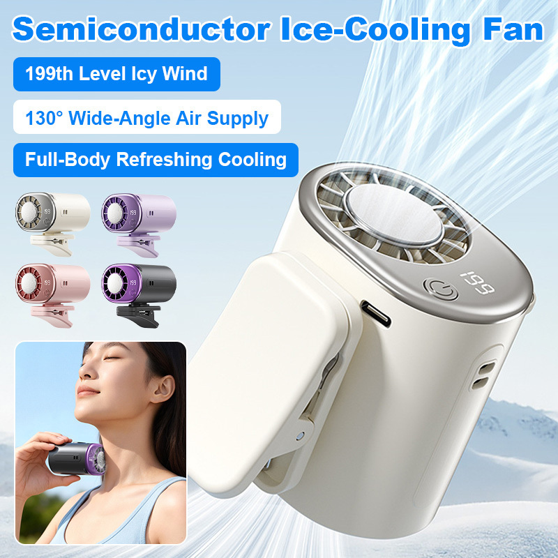 Oscillating Fan Clip - Portable Car Clip Fan Mini Portable