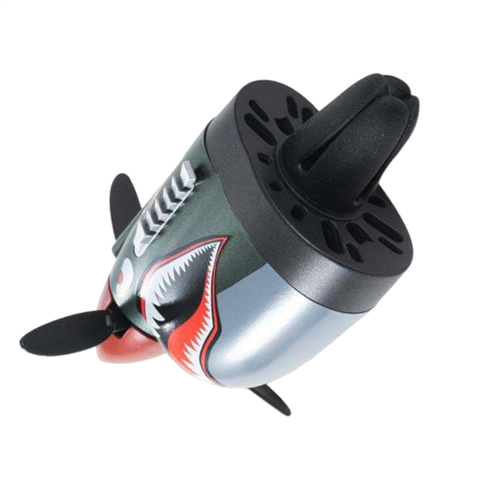 Oscillating Fan Clip - Car Air Freshener Rotating Propeller Automotive