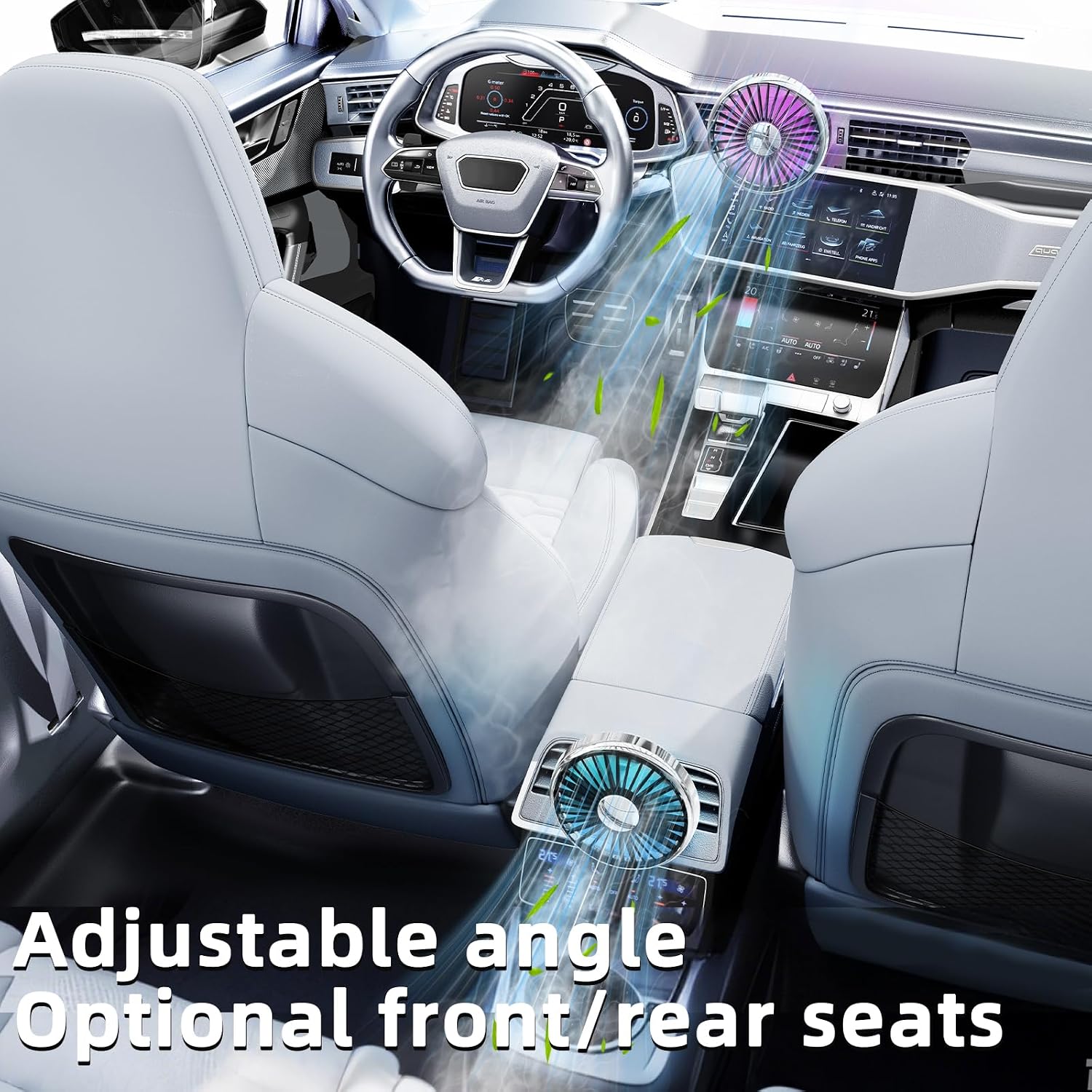 2026 New Upgrade USB Car Fan F - Oscillating Fan Clip review and price