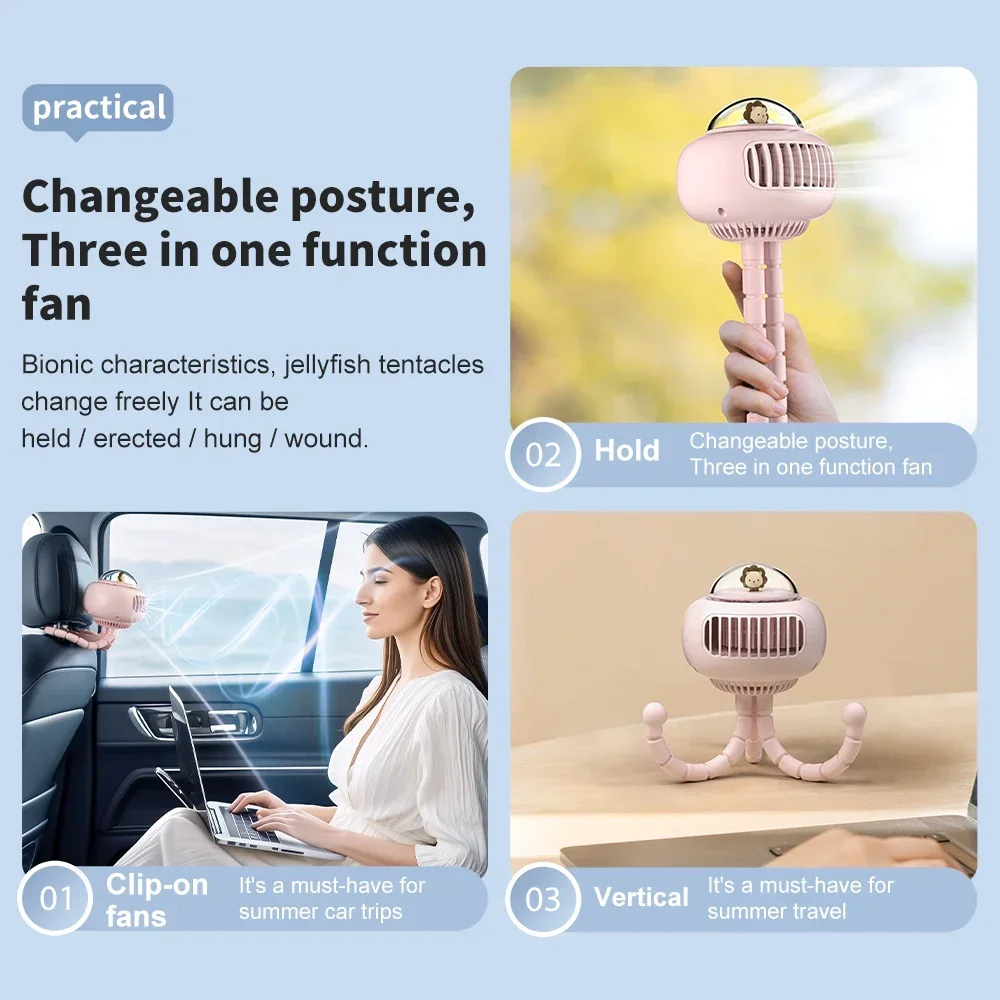 Mini Stroller Fan, Automatic O - Oscillating Fan Clip review and price