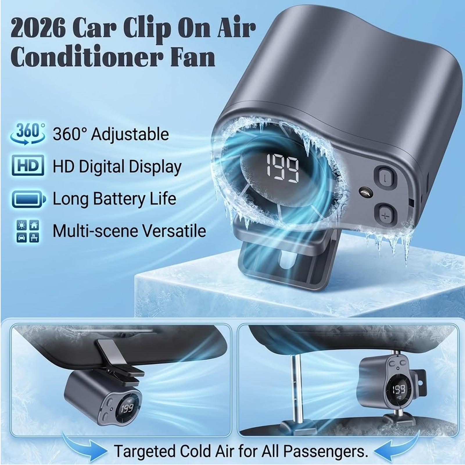 Semiconductor Cooling Car Fan  - Oscillating Fan Clip review and price