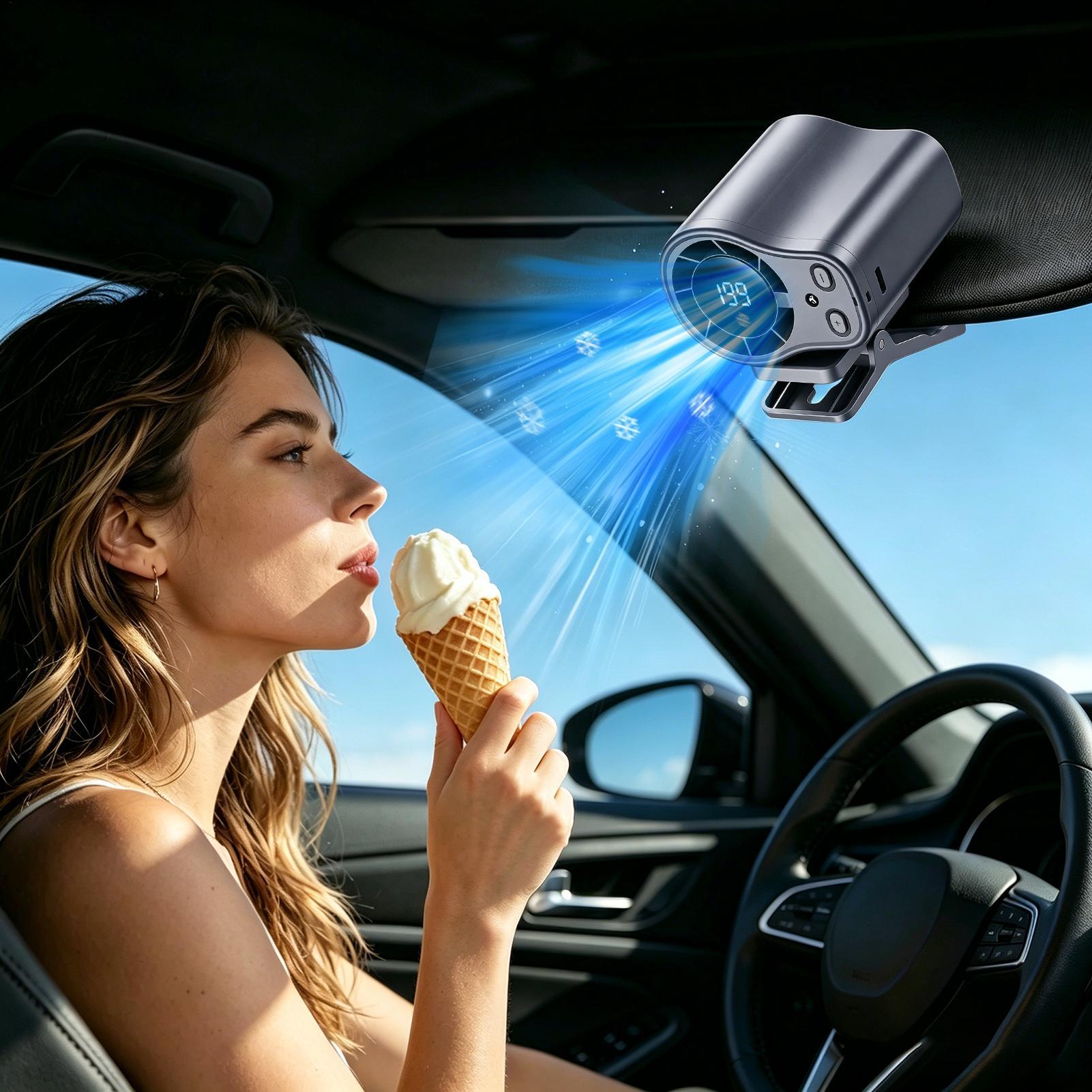 Semiconductor Cooling Car Fan  - Oscillating Fan Clip review and price