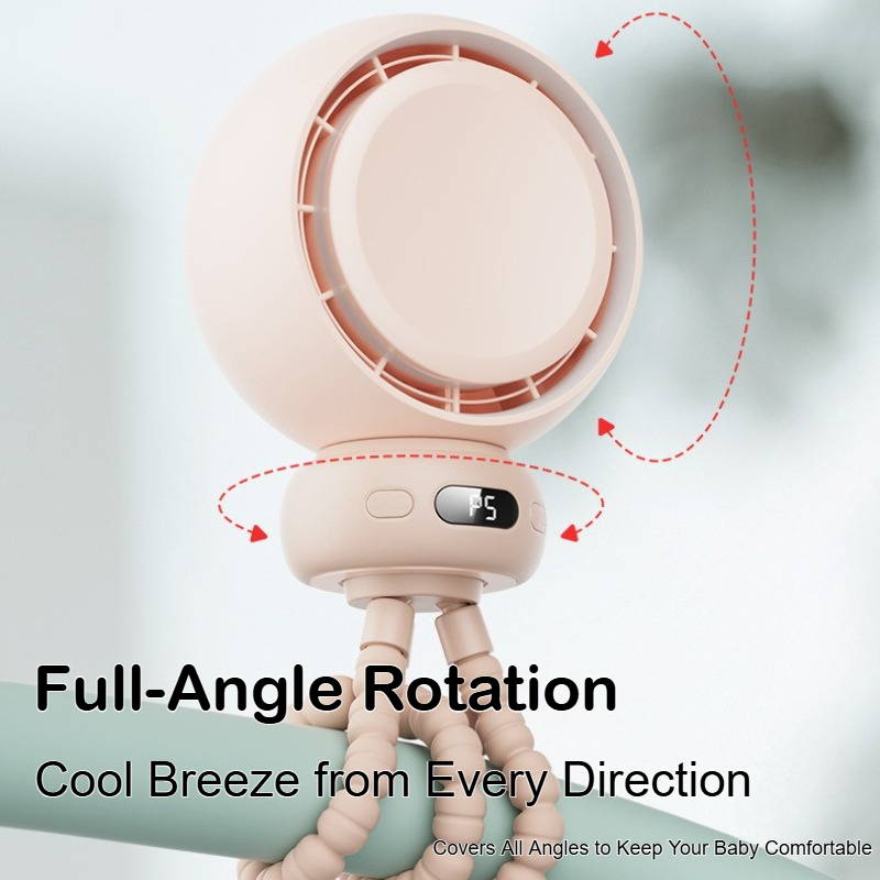 Octopus Stroller Fan - Auto-Os - Oscillating Fan Clip review and price