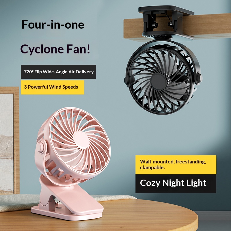 HOMEFISH Portable Rechargeable - Oscillating Fan Clip review and price